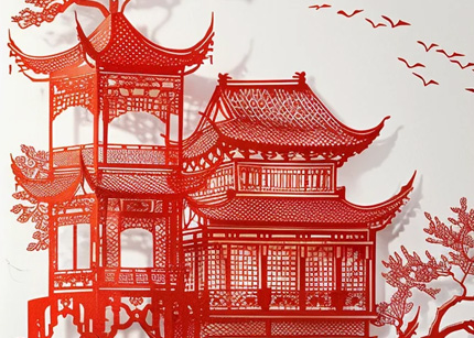 生肖鸡年讲剪纸艺术 民间文艺讲师现场"传道"