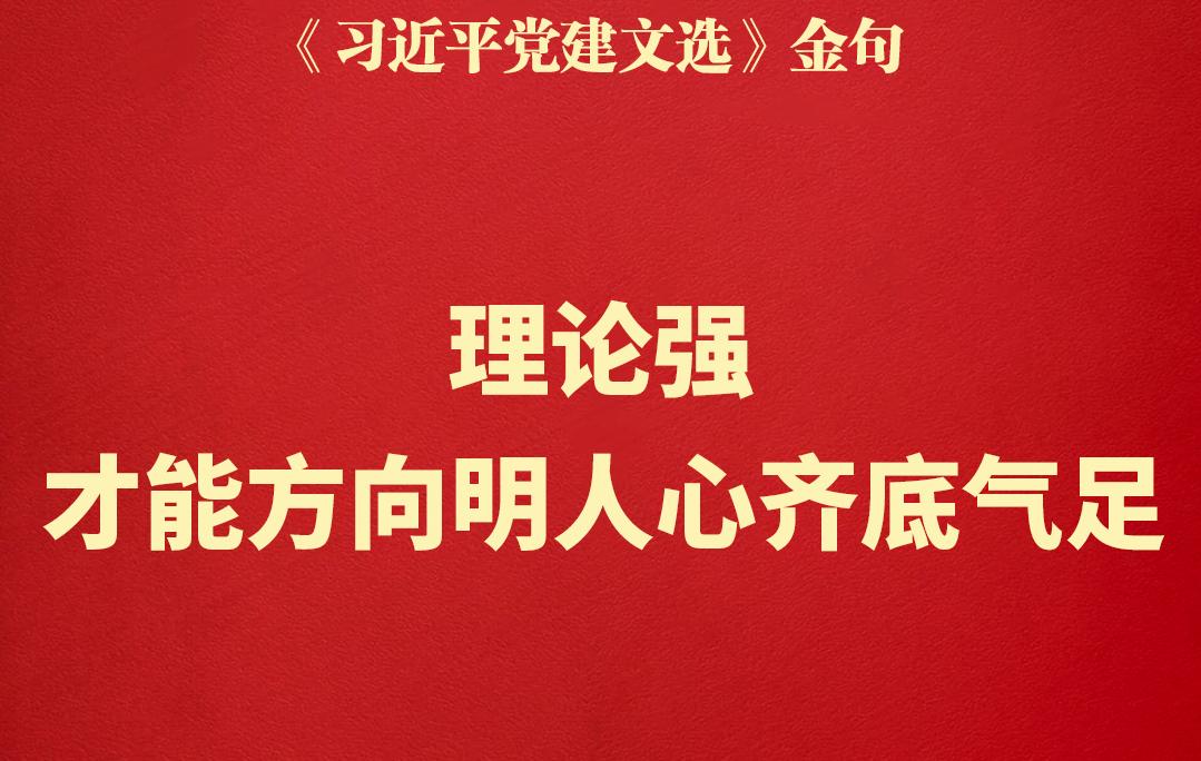 理论强，才能方向明人心齐底气足
